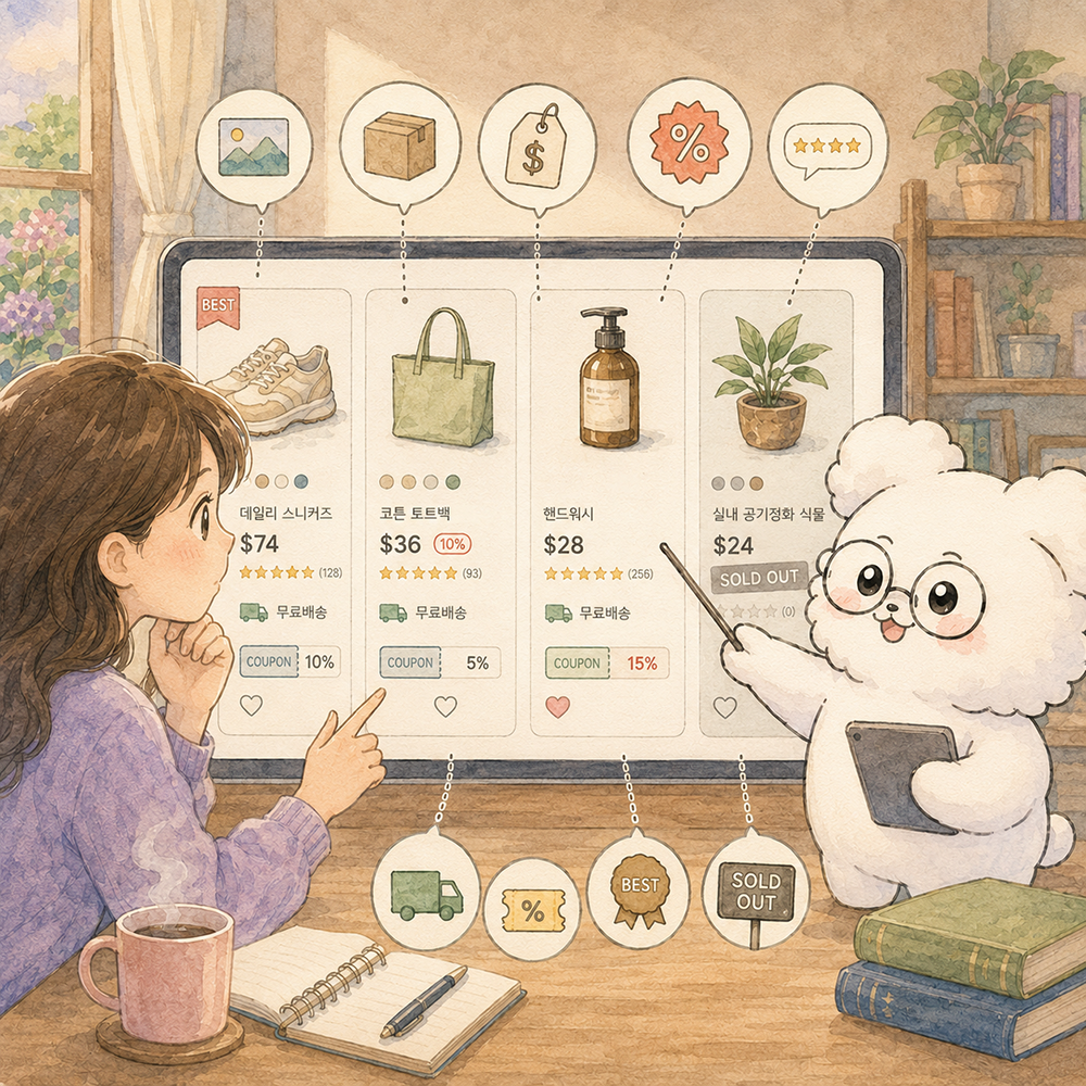 고객은 상품목록에서 이미 비교하고 있어요 - 상품목록 UX 디자인